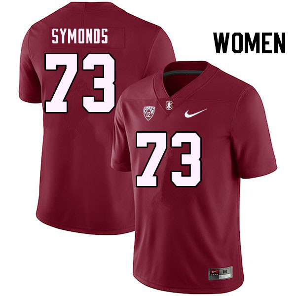 Women #73 Charlie Symonds Stanford Cardinal College Football Jerseys Stitched Sale-Cardinal